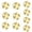 gold, variant on Multipurpose Closures Button for Craft Outdoor Gears Sturdy Alloy Construction Portable Designs