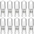 thumbnail image 1 of Lámpara de cristal compatible con lámparas de paisaje, bombilla halógena de material de vidrio de calidad con luz blanca cálida y brillante y base antioxidante niquelada para un rendimiento duradero, 1 of 5