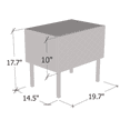 thumbnail image 4 of Lattice 04 20" Nightstand, 4 of 4