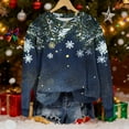 thumbnail image 2 of Edvintorg Oversized Sweatshirt for Women Long Sleeve Pullover Tops Lightweight Crewneck Sweatshirts Fashion Fall Winter Clothes 2025, 2 of 5