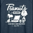 thumbnail image 3 of Peanuts - Charlie Brown Records - Women's Lightweight French Terry Long Sleeve Shirt, 3 of 6