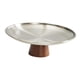thumbnail image 4 of Frutero con pedestal, cuenco decorativo con base de madera, bandeja para servir comida, para mesa, hogar, cocina, encimera, decoración de oficina. L, 4 of 8