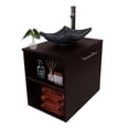 thumbnail image 3 of Gabinete para Baño con Lavamanos Y Monomando Izquierdo (WENGUE/Gris) DECOMOBIL GABINETE 07, 3 of 4