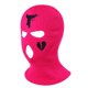 thumbnail image 3 of Pasamontañas de neón, máscara de esquí de tres agujeros, máscara táctica, máscara facial completa, sombrero de invierno, máscara de fiesta de Halloween, rosa roja, bordado limitado JAMW Sencillez, 3 of 5
