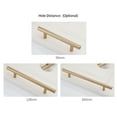 thumbnail image 4 of LEEDIS Brushed Brass Cabinet Round Bar Handle Cabinet Hardware Handle Pull Cabinet Drawer T-Bar Cabinet & Furniture Pull Cabinet Pull Door Handle Cabinet Drawer Handle, 4 of 7