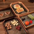 thumbnail image 2 of Glass Cup & Mugs Holder Platter Desk Organizer Fruit Snack Trays D, 2 of 5