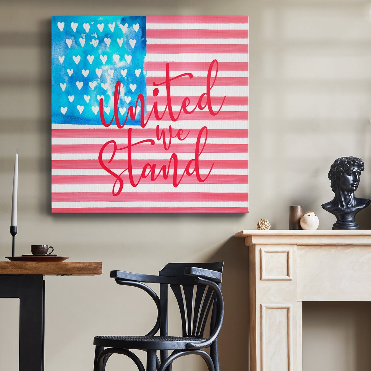 Wexford Home United We Stand II-Premium Gallery Wrapped Canvas, 32" x 32" - Ready to Hang