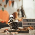 thumbnail image 6 of EUDIDV Halloween Decorations Halloween Skull Pen Holders Ornaments Spooky Decorations Gifts Novelty Desktop Trinkets Furnishings Halloween Resin Ornament Sale Clearance, 6 of 6