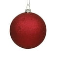 thumbnail image 1 of Vickerman 6" Wine Glitter Ball Ornament. 4 per bag., 1 of 2