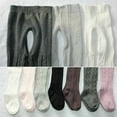 thumbnail image 6 of Toddler Kids Baby Girls Knit Cotton Tights Winter Warm Stockings Pantyhose High Waist Leggings Pants Socks 0-6T, 6 of 7