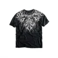 thumbnail image 3 of Camiseta holgada de algodón con cuello redondo y manga corta estilo Harajuku para parejas, con estampado retro gótico Y2K, de gran tamaño, 3 of 5