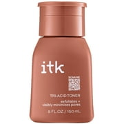 ITK Skincare Tri-Acid Toner Face Exfoliator + Dark Spot Corrector with 3.5% Lactic Acid, 5 oz