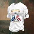 thumbnail image 4 of lnmuld Independence Day Boys "250 Years America Strong" Patriotic Graphic Short Sleeve T-Shirt Color:White,Size:4-5 Years, 4 of 6