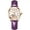 Purple, variant on Stylish Waterproof Watch – Leather Strap, Quartz Precision & Timeless Appeal