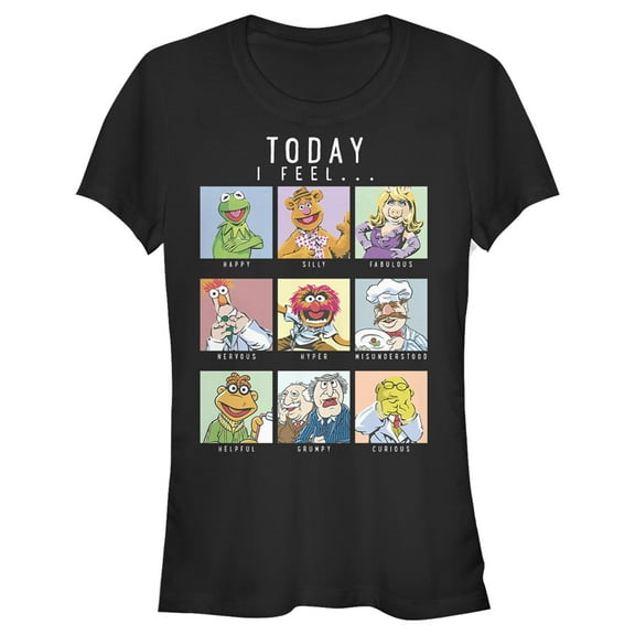 Junior's The Muppets Today I Feel… Graphic Tee Black 2X Large