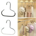 thumbnail image 5 of Sturdy Steel Scarf and Belt Hangers for Wardrobe Nonslip Hooks for Efficient Storage of Ties Hats and Accessories, 5 of 9