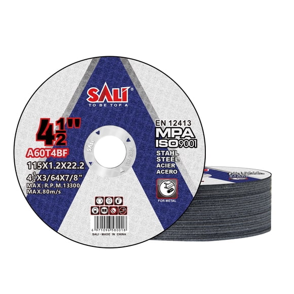 SALI 25 Pack Cut Off Wheel 4 1/2 Inch Cutting Wheels 4-1/2" x 3/64" x 7/8" for Metal & Stainless Steel, Angle Grinder Cutting Whee