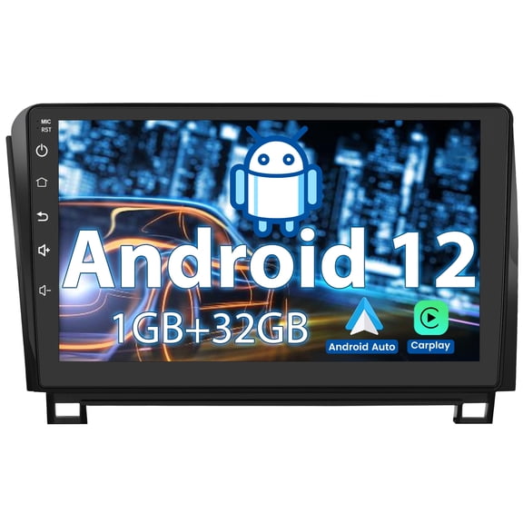 Awesafe Car Radio Stereo Wireless Carplay for Toyota Tundra 2007-2013 Sequoia 2008-2018, 10 Inch Touch Screen Car Radio Built in GPS WiFi Bluetooth Mirror Link Steering Wheel Control