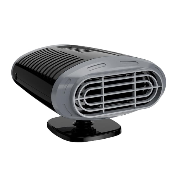 Calentador de coche portátil, parabrisas de SUV de 120 W, desempañador de desempañador para viento fuerte, cable de 1,5 m, enchufe para encended 12V Negro Gris DYNWAVEMX Calentador de coche portátil