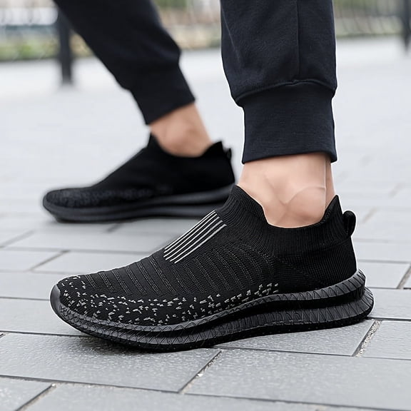 VanWeir Slip-On Men's Casual Sports Shoes, Unisex Road Running Sneakers for Couples