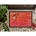 thumbnail image 3 of Carolines Treasures BB8516JMAT Mermaid Welcome Red Door Mat Indoor Rug or Outdoor Welcome Mat 24x36 Doormat  24H X 36W, 3 of 4