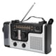 thumbnail image 3 of Radio de emergencia para exteriores con dinamo solar, AM, FM y SW con manivela LED y linterna portátil, 3 of 14
