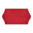 thumbnail image 6 of HOME WEAVERS Waterford Bath Rug 100% Cotton, Soft Tufted & Absorbent, Non-Slip, Machine Washable Bathroom Mat – 24"x40", Red, 6 of 9