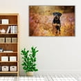 thumbnail image 3 of Rottweiler Puppy in Nature - Wrapped Canvas Print Wall Art | 48" W x 32" H, 3 of 4