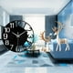 thumbnail image 2 of Reloj de pared grande,Reloj de pared acrílico silencioso de estilo moderno.,Reloj de pared grande de oficina,silencioso,fácil de leer y sencillo.,Estatua de escultura de ciervo,Estatua de, 2 of 8