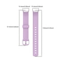 thumbnail image 3 of Correa De Reloj Inteligente De Repuesto De Silicona Deportiva A Prueba De Sudor Pulsera Impermeable Correas De Reloj Correas De Fitness Compatibles Con Fitbit Luxe Gris Scienceny EL016830-04, 3 of 5