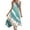 ZC-Green—Summer Dresses, variant on Women's Boho Summer Dress Sleeveless U Neck Flared Sundress Casual Hankerchief Hem Floral Print Dresses Vacation Beach Outfits Yellow XL