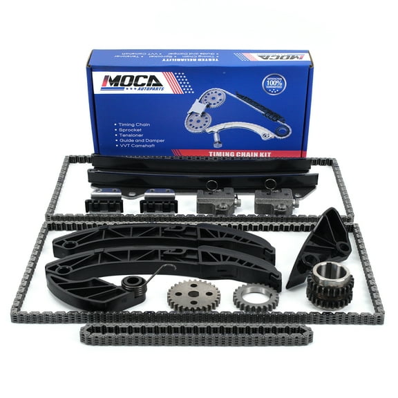 MOCA AUTOPARTS Timing Chain Kit Fit for 2007-2011 Hyundai Azera 3.3L & 2009-2012 Hyundai Genesis 3.8L & 2006-2010 Kia Sedona 3.8L