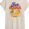 thumbnail image 3 of CatDog - Fur Mama - Women's Oversized Graphic T-Shirt, 3 of 5