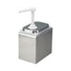 thumbnail image 1 of Contenedor de almacenamiento de salsas extraíbles de acero inoxidable 2.5L Bomba de Botella Buffet Gloria Dispensador de salsa, 1 of 9