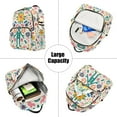 thumbnail image 5 of FORMRS Mini Backpack Purse for Women Travel Daypack Casual Shoulder Bag, Abstract Floral, 5 of 7
