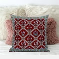 thumbnail image 4 of Mughal Art Indoor/Outdoor Pillow with Removable Cover in Red Gray Yellow26x26, 4 of 5