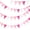 Pink, variant on Pre-Strung Burlap Pennant Banners, 39Ft Pink Fabric Triangle Flag Bunting, 36Pcs Pennant Banner Flags Garland for Mother's Day, Birthday, Wedding, Holiday Party Decorations