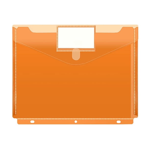 3-Hole A4 Document Pouch With Label