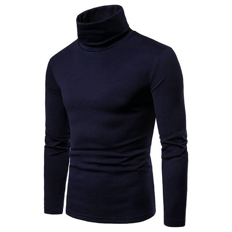 Mens turtleneck shirts walmart sale