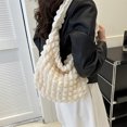 thumbnail image 1 of Bolso de mano de nube para mujer, bolso de hombro a la moda de verano, grande (blanco), 1 of 8