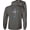 Charcoal, variant on Mustang Pony Stripe Ford Long Sleeve Shirt-Black-Large