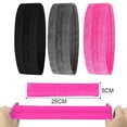 thumbnail image 2 of Bandas para el sudor para hacer ejercicio para la cabeza de las mujeres, bandas deportivas para el cabello de las mujeres, antideslizantes, diadema que absorbe la humedad para correr, 2 of 7