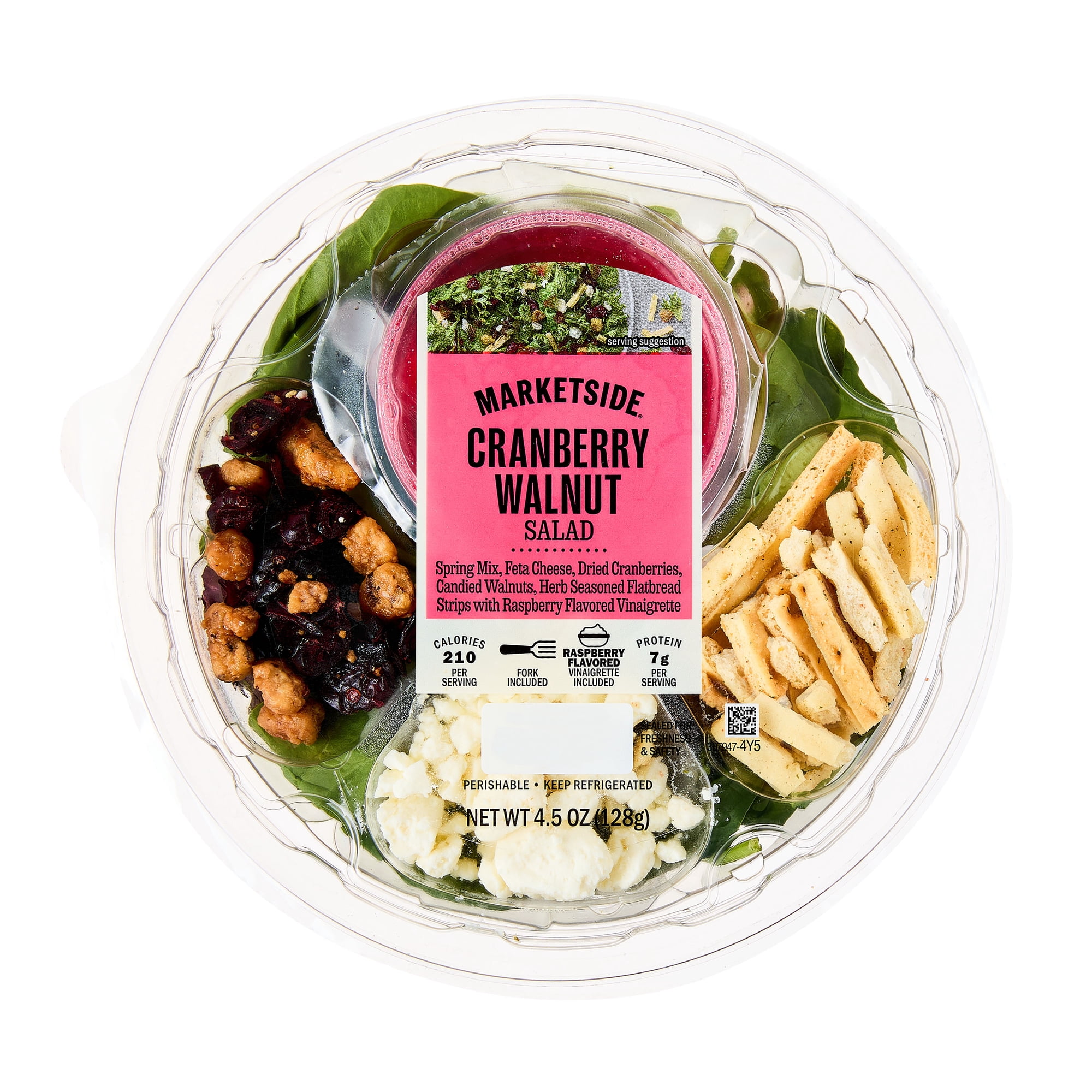 Marketside Fresh Cranberry Walnut Salad, 4.5 oz (Packaged Salad)