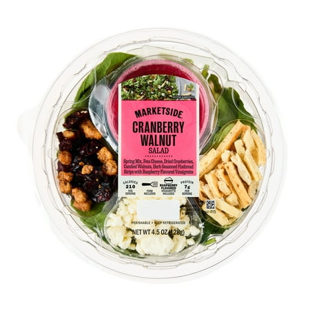 Marketside Fresh Cranberry Walnut Salad, 4.5 oz (Packaged Salad)