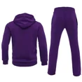 thumbnail image 2 of Men's Hooded Tracksuit 20 Piece Casual Full Zip Jogging Sweatsuit Sets(Purple,M), 2 of 5
