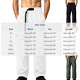 thumbnail image 4 of Brqkzdu Men's Rain Pants Lightweight Waterproof Waterproof Straight Leg Cargo Pants Travel Outdoor Hiking Pants with Pockets, 4 of 9