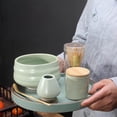 thumbnail image 4 of Handmade Matcha Whisk Stand Tea Ceremony Teaware for Holder Ceramic Starter Professional White, 4 of 9