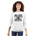 thumbnail image 3 of Looking Down On People 1903 Pilot Unisex Plus Fleece Graphic Sweatshirt Brisco Brands 5X, 3 of 5