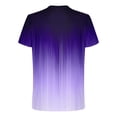 thumbnail image 5 of Qertyioot Hommes Imprimer Manches Courtes Col Rond T-shirt Casual Mode Manches Courtes Dégagement, 5 of 5