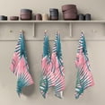 thumbnail image 5 of Kitchen Towels Tropical Palm Leaves Pattern Cleaning Towel Absorbent Hand Towels Tea Towels for Home Restaurant Dish Clean 28" x 18", 1PC, 5 of 7